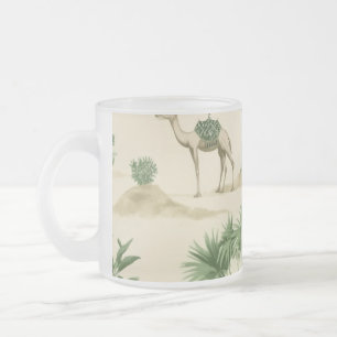 "Sahara Camel Glass" Matglas Koffiemok