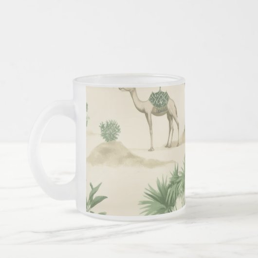 "Sahara Camel Glass" Matglas Koffiemok (Links)