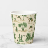 "Sahara Camel Paper Cup" Papieren Bekers (Voorkant)
