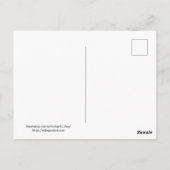 sahara Cartoon kameel Briefkaart (Achterkant)