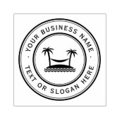 SAHARA Custom Business Logo Large Rubberstempel (Afrduk)