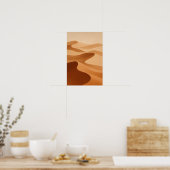 Sahara Duinen Neutrale Muurkunst Poster (Keuken)