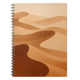 Sahara Dunes Neutraal Kunst Notitieboek