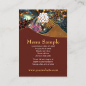 Sahara Hills Fractal Art Visitekaartjes (Achterkant)