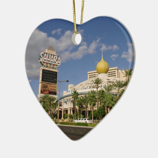 Sahara Hotel Las Vegas Keramisch Ornament (Links)