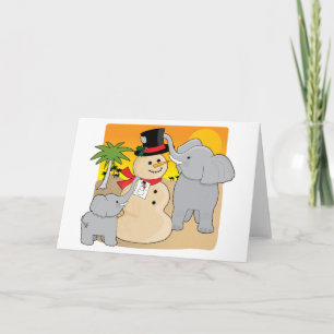 Sahara Kerstmis Feestdagen Kaart