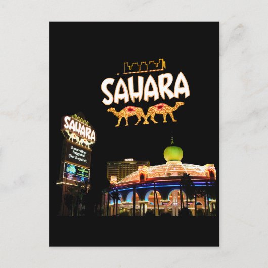 Sahara Las Vegas Compilation Briefkaart (Voorkant)