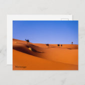 Sahara Merzouga in het vroege ochtend Briefkaart (Voorkant / Achterkant)