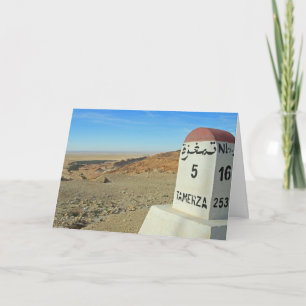 Sahara-mijlpaal, Tunesië Kaart