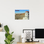 Sahara-mijlpaal, Tunesië Poster (Thuiskantoor)