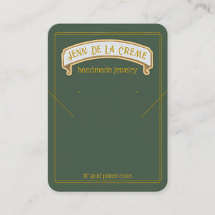 Sahara-nachtelijke groene juwelenvertoning contactkaartje