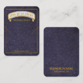 Sahara Nights Blue Stippen Jewels Display Contactkaartje (Voorkant / Achterkant)