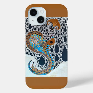 Sahara Parels Tribal Exotische Peacock iPhone 15 Case