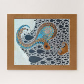 Sahara Parels Tribal Exotische Peacock Legpuzzel (Horizontaal)