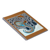 Sahara Parels Tribal Exotische Peacock Notitieboek (Rechterzijde)