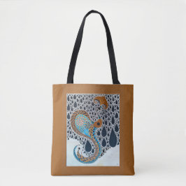 Sahara Parels Tribal Exotische Peacock Tote Bag