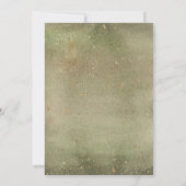 Sahara Savanna Floral Sparen de Uitnodiging van de (Achterkant)