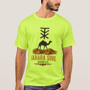Sahara Soul Marokko T-Shirt - Berber Kameel Woesti