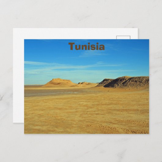 Sahara, Tunesië Briefkaart (Voorkant / Achterkant)
