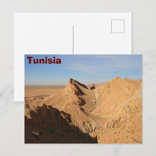 Sahara, Tunesië Briefkaart (Voorkant / Achterkant)