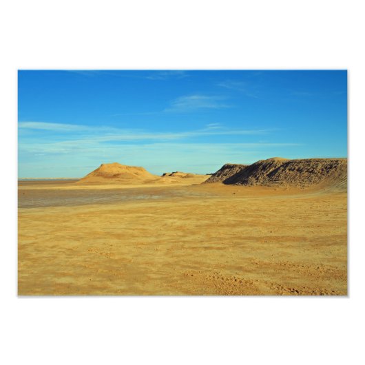 Sahara, Tunesië Foto Afdruk (Voorkant)