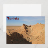 Sahara-woestijn, Tunesische kaart (Voorkant / Achterkant)