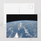 Saharaans stof waait westwaarts de Atlantische Oce Briefkaart (Voorkant / Achterkant)