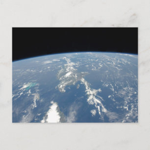 Saharaans stof waait westwaarts de Atlantische Oce Briefkaart