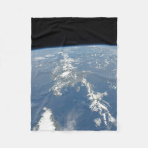 Saharaans stof waait westwaarts de Atlantische Oce Fleece Deken