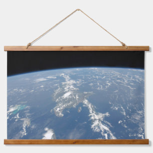 Saharaans stof waait westwaarts de Atlantische Oce Hangend Wandkleed