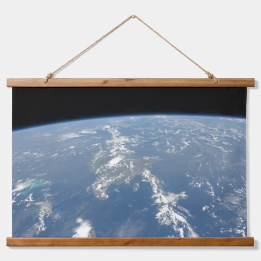 Saharaans stof waait westwaarts de Atlantische Oce Hangend Wandkleed (Voorkant)