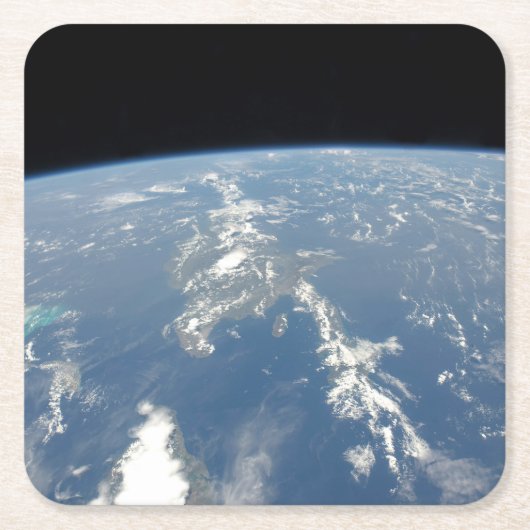 Saharaans stof waait westwaarts de Atlantische Oce Kartonnen Onderzetters (Voorkant)