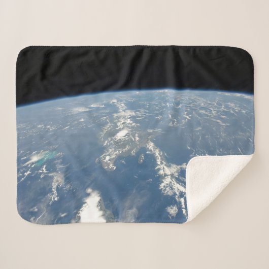 Saharaans stof waait westwaarts de Atlantische Oce Sherpa Deken (Voorkant (horizontaal))