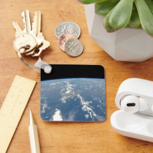 Saharaans stof waait westwaarts de Atlantische Oce Sleutelhanger