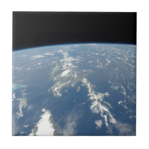 Saharaans stof waait westwaarts de Atlantische Oce Tegeltje