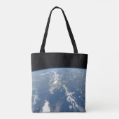 Saharaans stof waait westwaarts de Atlantische Oce Tote Bag (Achterkant)