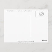 Saharaanse woestijn in Marokko-Briefkaart Briefkaart (Achterkant)