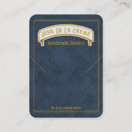 Saharachten Evening Sky Jewelry Display Contactkaartje