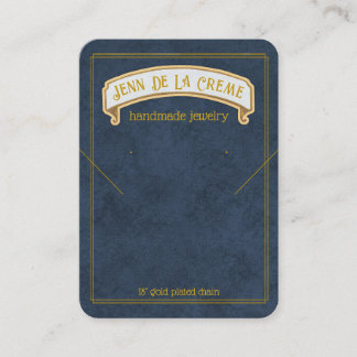 Saharachten Evening Sky Jewelry Display Contactkaartje