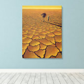 Saharan Journey 1995 Canvas Afdruk (Insitu (Houten vloer))