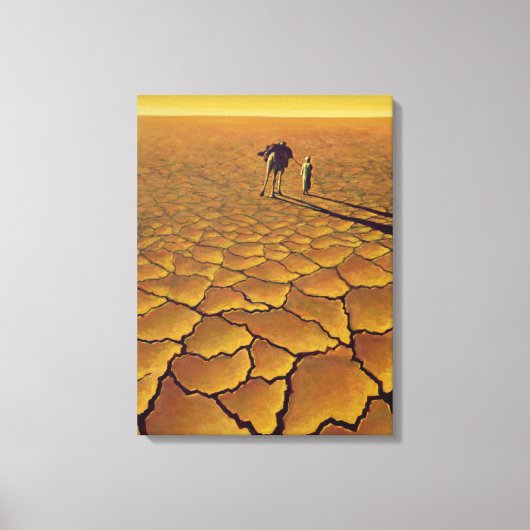 Saharan Journey 1995 Canvas Afdruk (Voorkant)