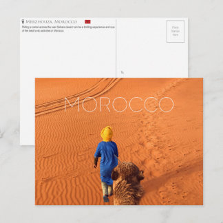 Saharawoestijn, Marokko Ansichtkaart Briefkaart