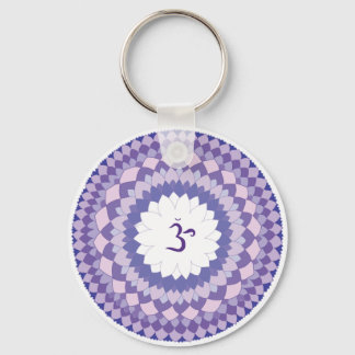 Sahasrara chakra mandala sleutelhanger