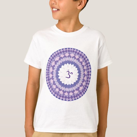 Sahasrara chakra mandala t-shirt (Voorkant)