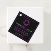 Sahasrara Crown Chakra Candle Label (In situ)