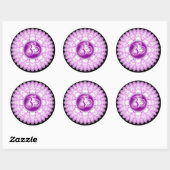 Sahasrara of Crown the 7th Chakra Ronde Sticker (Vel)