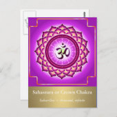 Sahasrara of Kroonchakra Briefkaart (Voorkant / Achterkant)