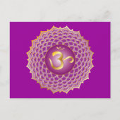 Sahasrara of kroonchakra Briefkaart (Voorkant)