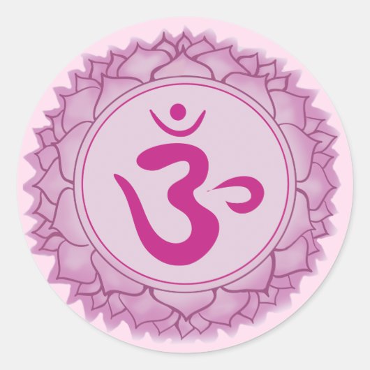 Sahasrara of kroonchakra Sticker (Voorkant)