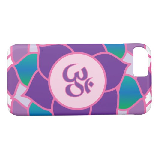 Sahasrara - The Crown Chakra 1000 Petaled Yoga Case-Mate iPhone Case (Achterkant (Horizontaal))